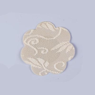 China Viable Soft Nipple Covers Disposable Breast Petals Flower Satin Nonwoven Lace Nipple Cover Adhesive Tape for sale