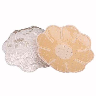 China Sexy Viable Girls Invisible Lace Reusable Nipple Cover Breathable Adhesive Pies Nipple Cover for sale