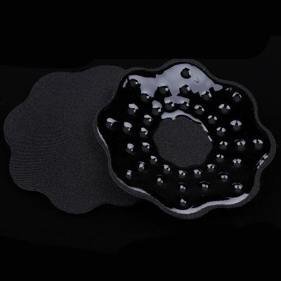 China Strapless Self Adhesive Nipple Pies Bikini Women Nipple Cover Black Comfortable Bra Pads for sale