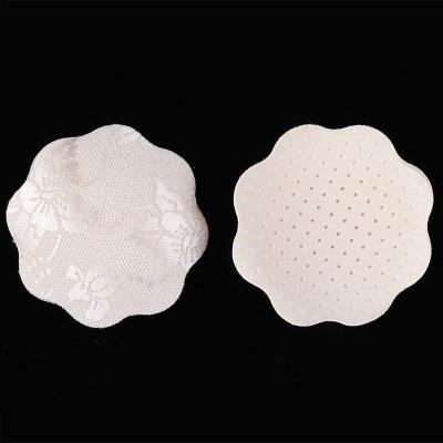 China Comfortable New Style Invisible Lace Nipple Cover Without Soft Gel Sponge Bikini Swimwear Bra Protection Inserts for sale