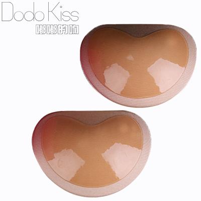 China Heart Bikini Bra Comfortable Invisible Pad For Swimsuit Nipple Enhancer Reusable Silicone Lift Up Bra Insert for sale