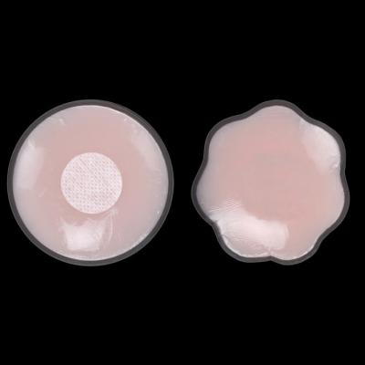 China Viable Reusable Self-adhesive Self-adhesive Pad Cover Silicone Breast Breast Petals Invisible Breast Petals for sale