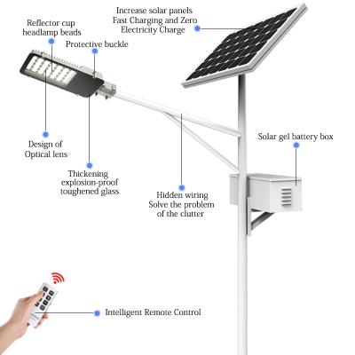 China HIGHWAY 20W 30W led power panel poly fancy solar street lights for sale