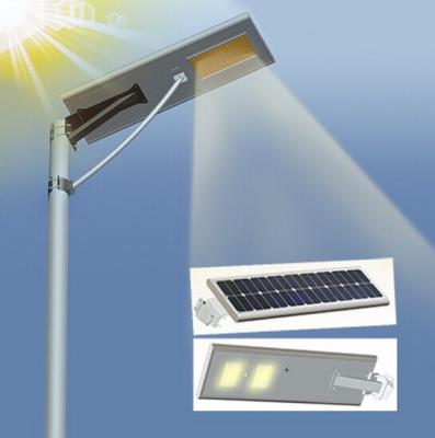 China ROAD outdoor ip65 waterproof built in battery integrated solar led street light for sale