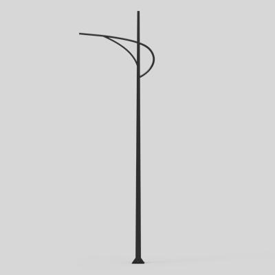 China Garden 5M Galvanized Lamp Post Steel Pole Price for sale