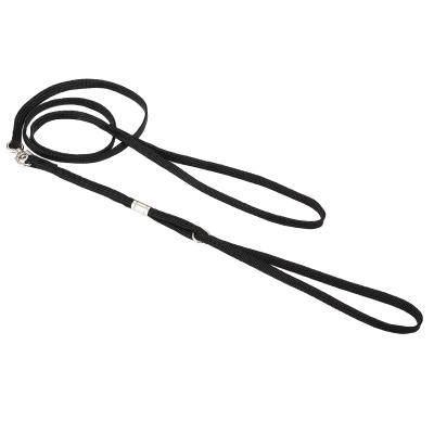 China Durable Dog Show High Quality Nylon Flat Knitting Lead With Round Tube For Pet for sale