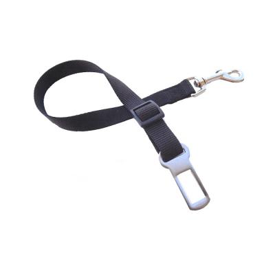 China Nylon Quick Release Safety Pet Training Strap Dog Seat Belt Adapter Leash for sale