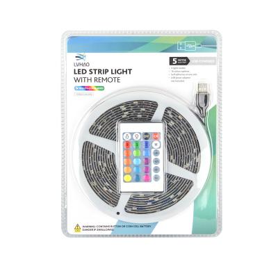 China Warehouse Led TV Strip light for home/bar/party Addressable RGB Led Strips IP65 Waterproof USB SMD5050 LED Strip Lights for sale