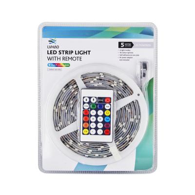 China Warehouse Amazon hot sale TV background Led Strip Lights IP65 Smart Flexible 5M 12V With remote control RGBIC Led Strips Light for sale