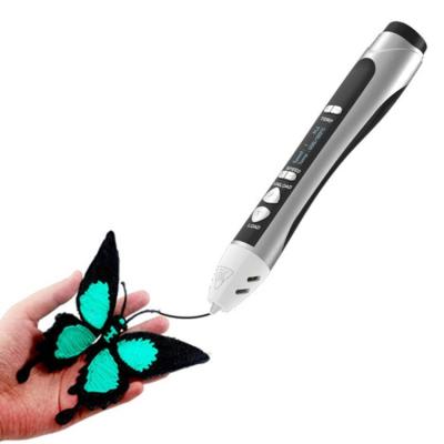 China Home use 3d Pen Printer Pen 3D drawing pen printing is best for kids with long tang for sale