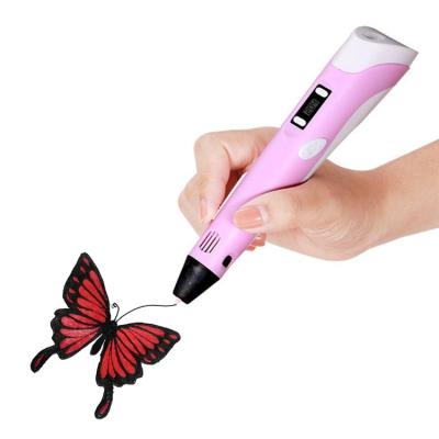 China High Quality Professional Factory Hot Sale Wholesale Plastic DIY Doodler Small Price Printing 3D Drawing Pen 2 For Kid Adult for sale