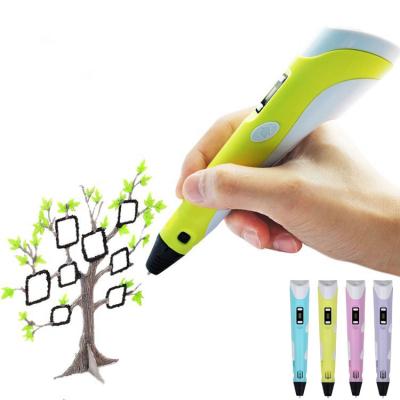 China Use at home 2020 new toys for 3d printing 3d drawing pen 2 pen for kids for sale