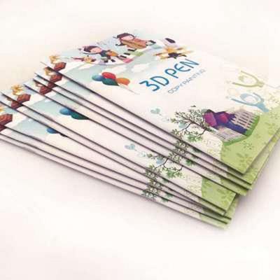 China Drawing Book Maker Good Quality Eco-friendly Material Book Writing With 3d Pen for sale