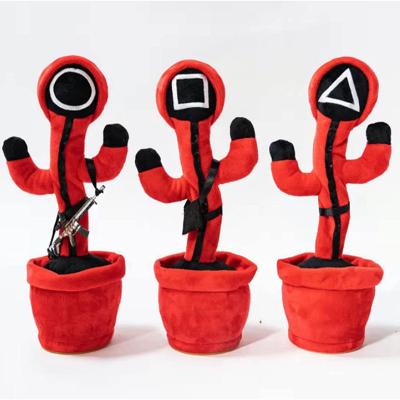 China 1 Hour USB Cactus Filling Dancing Doll Korean Movie Merch Figures Plushie Product for sale