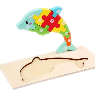 China Non-Toxic Wooden Eco Style Diy Toy Puzzle Toys For Wood Cartoon Alphabet Toy Educational Word Jigsaw Games Cartoon for sale