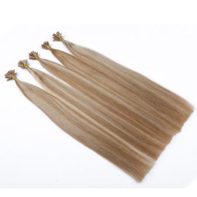 China Wholesale Belle Hair Silky Straight Highlight U-tip Brazilian Hair Pre Bonded Cambodian Silky Straight Extension Hair for sale