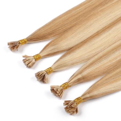 China Double Pulled Hair Extensions Belle Hair Flat Tip Human Hair Extensions Silky Straight Remy Russian Human Keratin Flat Tip for sale