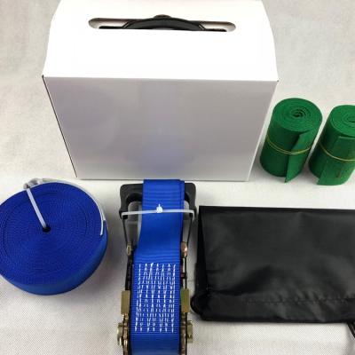 China Durable Customized Cheap Loose Line Webbing Slackline Kit for sale