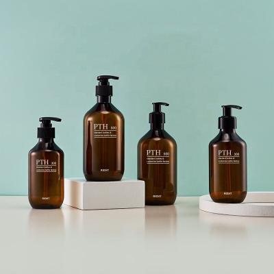 China Cosméticos ACP Bio-plástico reciclado Eco-friendly Boston Shampoo redondo Botella de plástico Loción bomba Botella de cosméticos Embalaje RPET en venta