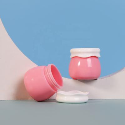 Cina Cura personale / Farmaceutico Acrilico Piccolo Vaso Rosa Crema Vaso di miele Vaso a forma di imballaggio Cosmetico Industria STOCK 10ml in vendita