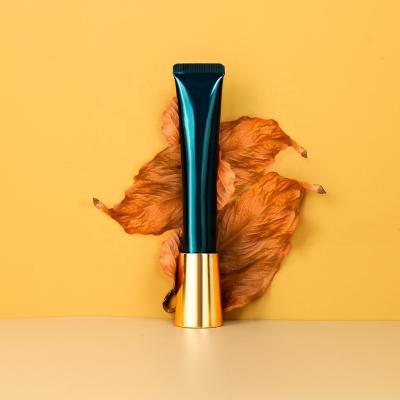 Cina 20 ml Crema per gli occhi di canna da zucchero Cosmetico di lusso Eco-friendly Tubo a sbuffolo Tubo con coperchio di imballaggio cosmetico oro in vendita