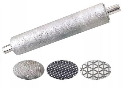 China Customized Emboss Cylinder Steel Embossing Roller For Leather Machine zu verkaufen