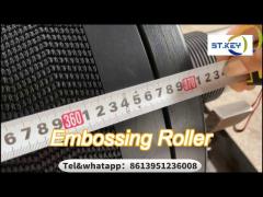 Alloy Steel Embossing Roller For Paper , Tissue , Foil And Leather