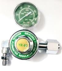 China Green Color Brass Material CGA 540 Medical Oxygen Regulator (Large-body) for sale