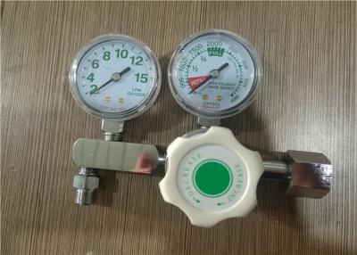 China Brass Material Medical Oxygen Inhaler with Pressure Gauge Protected for sale