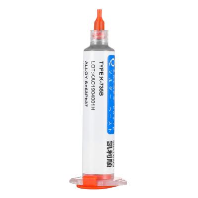 China Kellyshun Mobile Phone Repair Syringe Solder Solder Paste Environmental Friendly Solder Paste 30g for sale