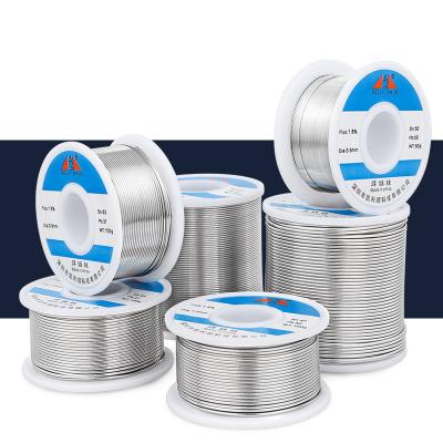 China Sn Pb KELLYSHUN Low Temperature Melting Point Solder Wire High Purity 0.8mm With Rosin Core Repair Tin Solder Wire 6337 for sale