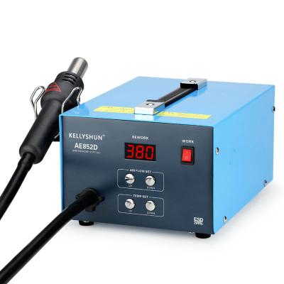 China Adjustable Temperature Kellyshun Hot Air Soldering Fast Digital Soldering Station And High Station Convenient Power for sale