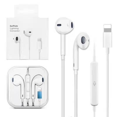 China Fast Speed ​​Earphone Charging Earphone For Iphone With Mic Earbuds Stereo Headphone And Noise Isolating In Ear Wired Earphone For Iphone for sale