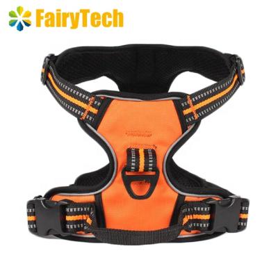 China Padded Oxford Material Hot Sale Fashion Dog Safety Harness Belt for sale