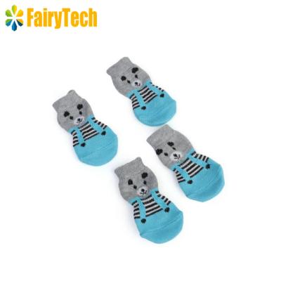 China Cute Same Viable Animal Pattern Pet Socks, Anti-Slip Dog Socks, Paw Protectors For Indoor Use for sale