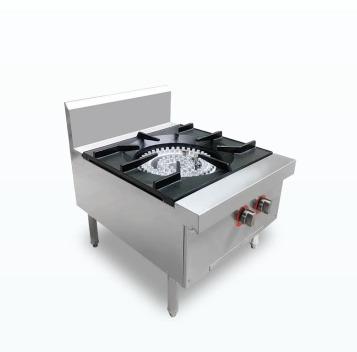 China Steam Restaurant Equipment Single Head Gas Range Commercial Cooking Range Stove Gas 1 Zone Stock Pot for sale