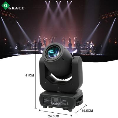 China Hotel Grace 150W Disco Cabeza Movil DJ Moving Head Beam Spot Light for sale