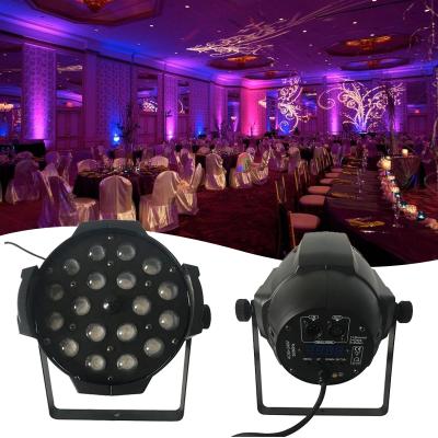 China Theme Park Grace 18x12w RgbwaUv 6IN1 Indoor Wash Par Light LED Zoom Par for sale