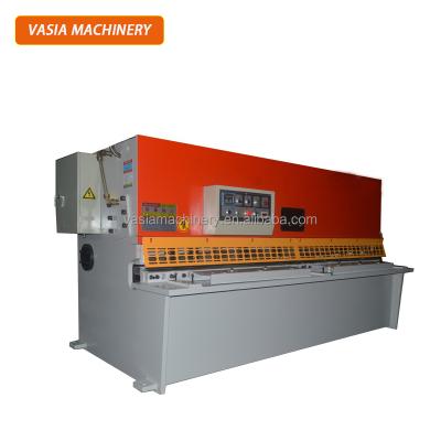 China Building Material Stores Brand VASIA MACHINES Metal Sheet Shear Machine with Siemens Motor and ESTUN E21 Controls for sale