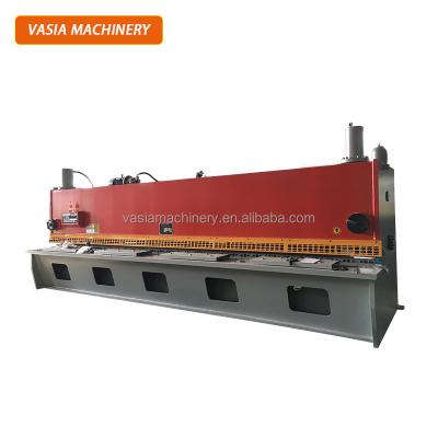 China Building Material Shops QC11Y-16X5000 Hydraulic Guillotine Shear Machine With ESTUN E21 NC Controls for sale