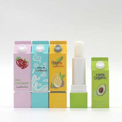 China Sunscreen Customized Logo High Quality Organic Cruelty Free Beauty Fruity Smooth Lip Balm Fashion Wholesale Private Label for sale