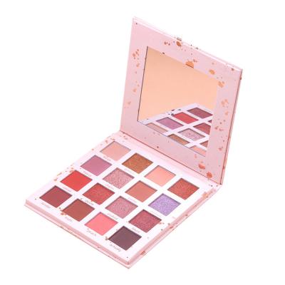 China 2021 New Makeup 16 Colors Waterproof Eyeshadow Palette High Dye Eyeshadow Palette Private Label for sale