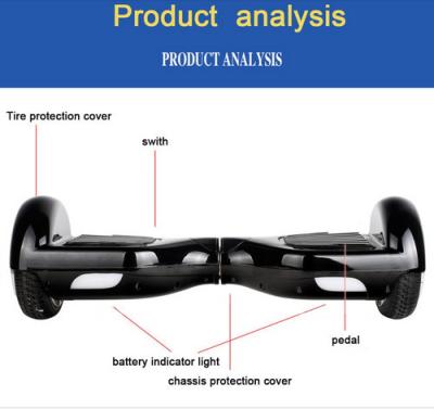 China 10kmh Speed E Balance Scooter For Warehouse Or Supermarket White Color 8'' wheel front lights for sale