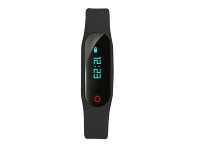 China Activity Tracker Boys Health Smart Sports Bracelet Step Counter In Black for sale