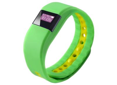 China Silicone Green Smart Bluetooth Sports Activity Bracelet 50-60MA Battery for sale