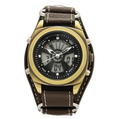 China Cool wrist analog digital mens watch With Stainless Steel Case for sale