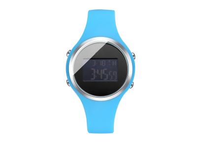 China Blue Clor LCD Digital Watches With Chronograph And Alarm Function for sale