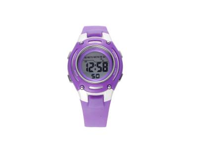 China Elegante runde Frauen-/Damen-Armbanduhr-Japan-Bewegung Sport LCD Digital zu verkaufen