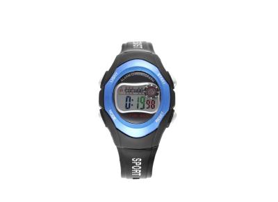 China 3 ATM Waterproof LCD Digital Sport Children Wrist Watch With Snooze Alarm for sale