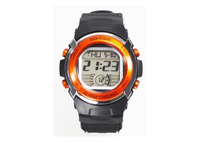 China 30 M Water Resistance Digital LCD Japan Movement Quartz Watches PC Strap for sale